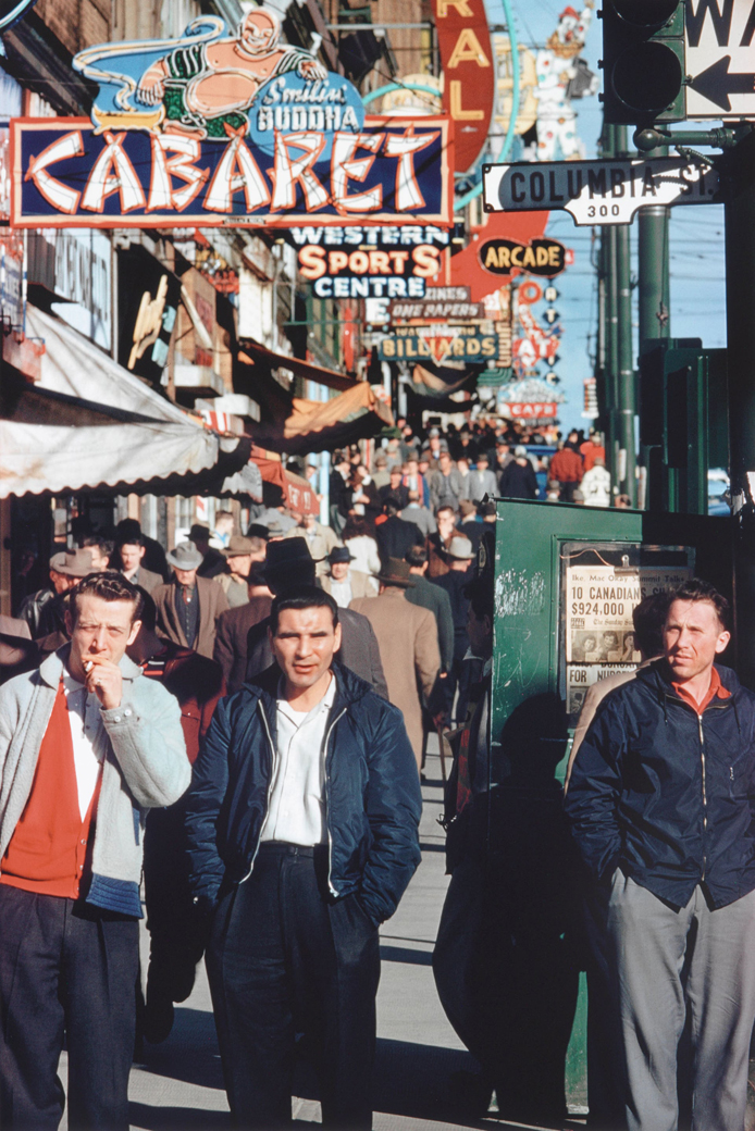 FredHerzog-HastingsAndColumbiaStreet1958